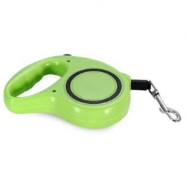 3M ONE-HANDED LOCK RETRACTABLE PET LEASH WALKING DOG LEAD (GREEN)