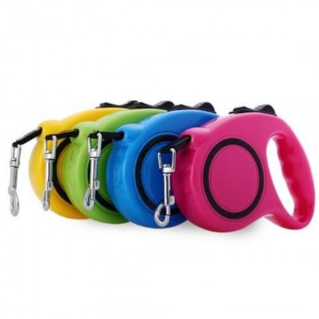 3M ONE-HANDED LOCK RETRACTABLE PET LEASH WALKING DOG LEAD (GREEN)