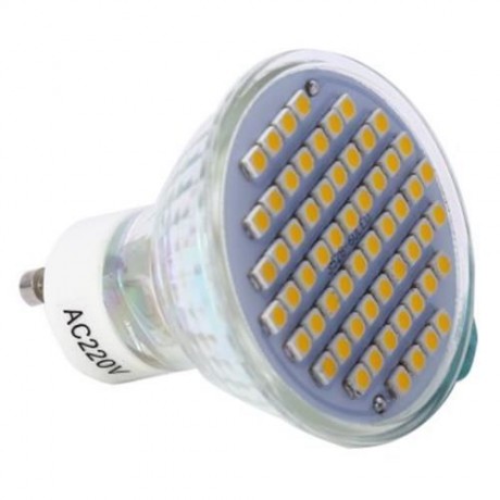 GU10 5W 220V SMD 3528 60 LEDS LED SPOT LIGHT (WARM WHITE LIGHT)