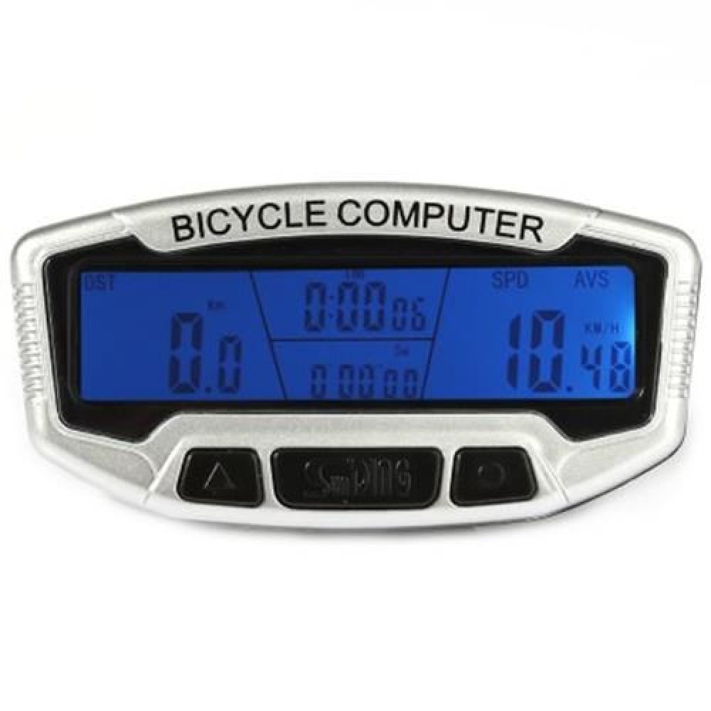 SUNDING SD - 558A OUTDOOR MULTIFUNCTION WATER RESISTANT CYCLING ODOMETER SPEEDOMETER WITH SUNDING SD - 558A OUTDOOR MULTIFUNCTION WATER RESISTANT CYCLING ODOMETER SPEEDOMETER WITH
