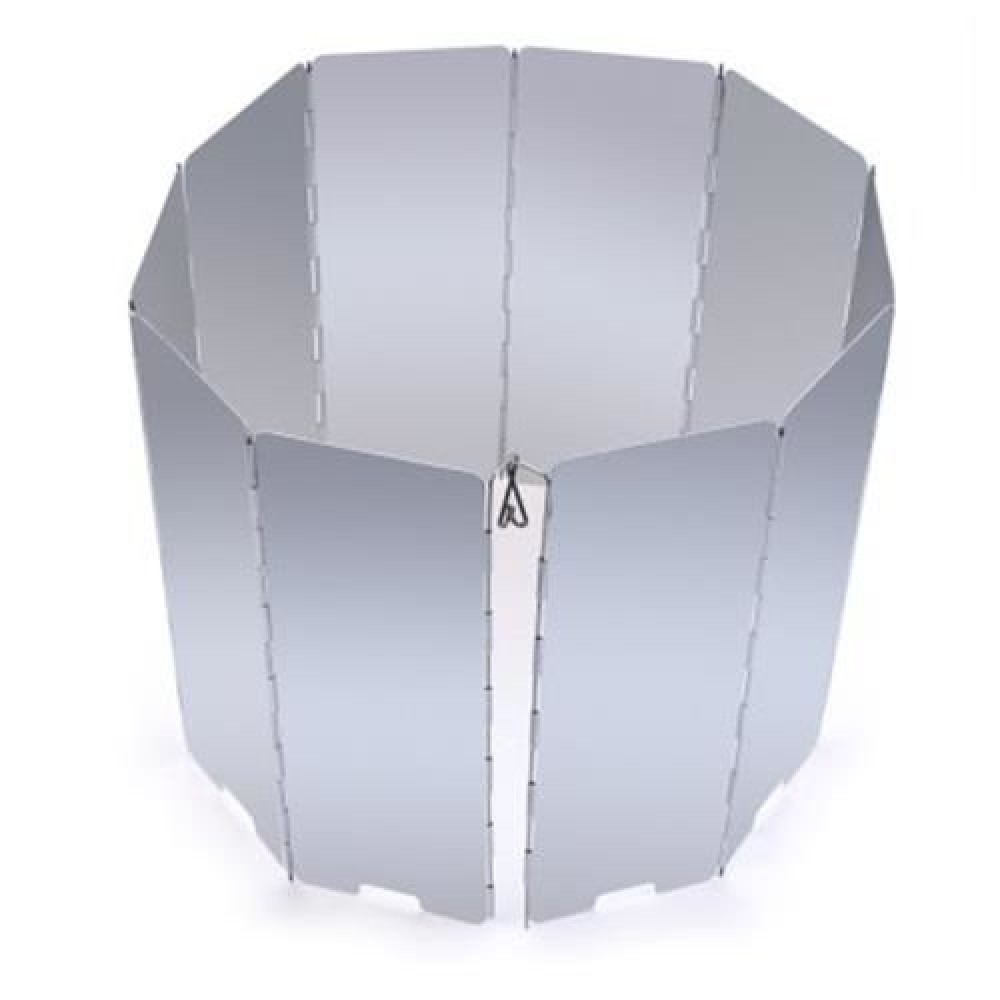10 PLATES ALUMINUM ALLOY OUTDOOR FOLDABLE CAMPING COOKER STOVE WIND SCREEN WINDSHIELD (SIL 10 PLATES ALUMINUM ALLOY OUTDOOR FOLDABLE CAMPING COOKER STOVE WIND SCREEN WINDSHIELD (SIL