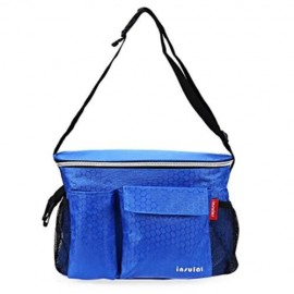 INSULAR PORTABLE WATERPROOF BABIES DIAPER BAG WITH MESH BAG (SAPPHIRE BLUE)