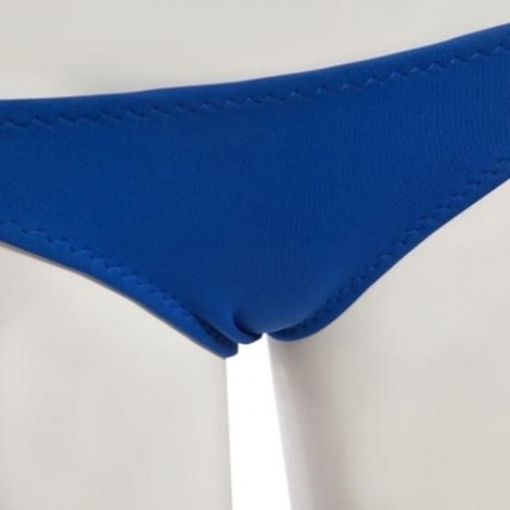 SEXY COLOR BLOCK WIRE FREE PUSH UP TRIANGLE LOW WAIST TWO SEPARATE SBR CR BIKINI SET SWIMW