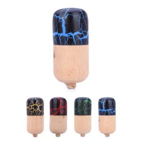 JAPANESE TRADITIONAL GAME STRING TOY BALANCE SKILL DEVELOPMENTAL WOOD PILL KENDAMA (BLUE)