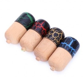 JAPANESE TRADITIONAL GAME STRING TOY BALANCE SKILL DEVELOPMENTAL WOOD PILL KENDAMA (GREEN)