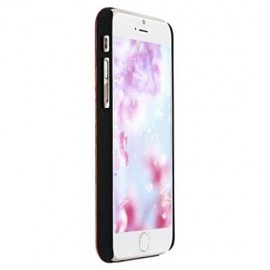 RETRO CROSS PATTERN EMBOSSMENT CARVING DESIGN WOOD BACK CASE COVER FOR IPHONE 6 / 6S (DEEP