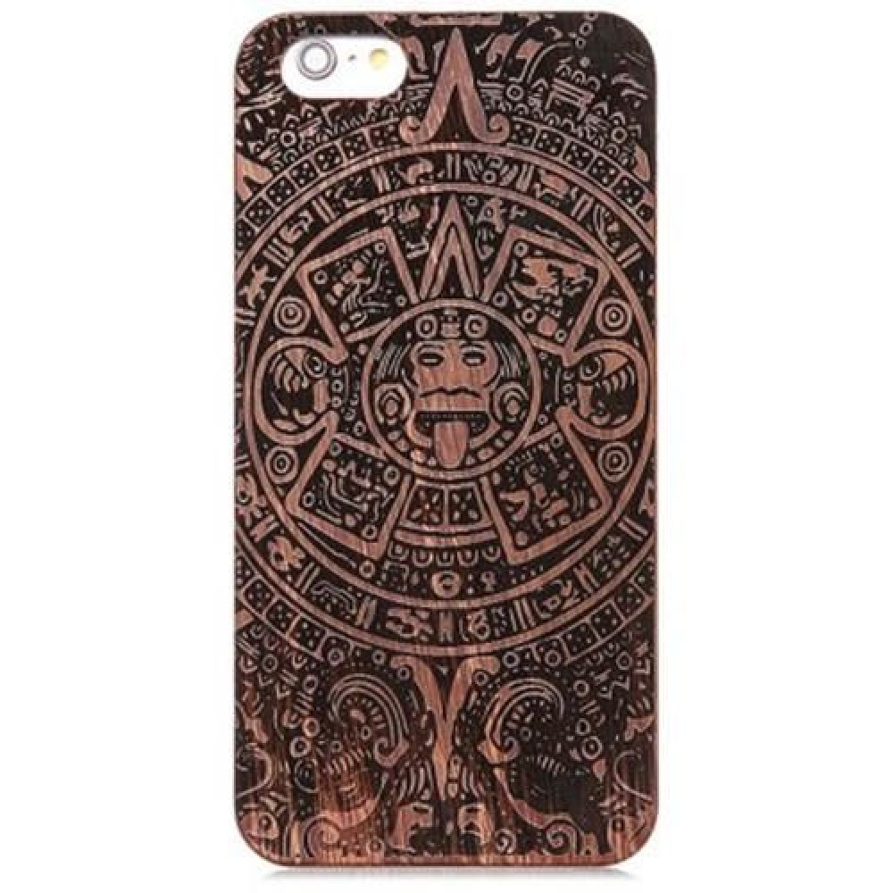 GOD TOTEM RELIEF WOOD STYLE FRAME BACK COVER CASE FOR IPHONE 6 PLUS / 6S PLUS (DEEP BROWN) GOD TOTEM RELIEF WOOD STYLE FRAME BACK COVER CASE FOR IPHONE 6 PLUS / 6S PLUS (DEEP BROWN)