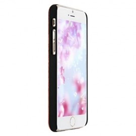 RETRO HALF FLOWER PATTERN EMBOSSMENT CARVING DESIGN WOOD BACK CASE COVER FOR IPHONE 6 / 6S