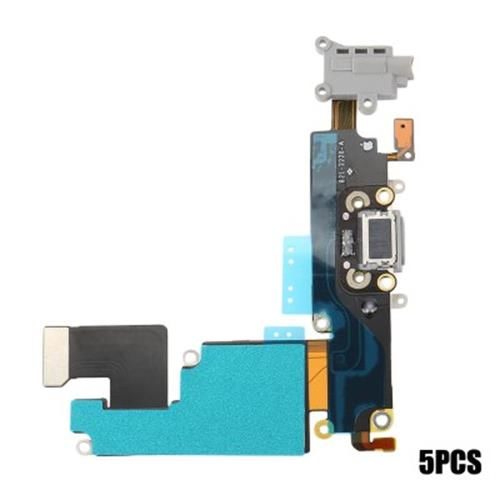 5PCS HEADPHONE AUDIO CHARGING DATA USB PORT FLEX CABLE REPAIR PARTS FOR IPHONE 6 PLUS (DEE 5PCS HEADPHONE AUDIO CHARGING DATA USB PORT FLEX CABLE REPAIR PARTS FOR IPHONE 6 PLUS (DEE