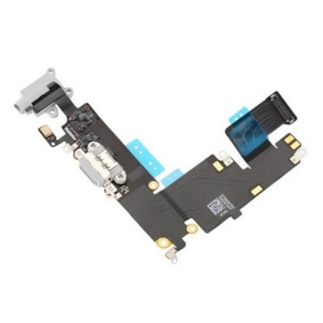 5PCS HEADPHONE AUDIO CHARGING DATA USB PORT FLEX CABLE REPAIR PARTS FOR IPHONE 6 PLUS (LIG
