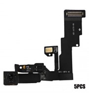 5PCS FRONT FACING CAMERA FLEX CABLE REPLACEMENTS FOR IPHONE 6 (BLACK)