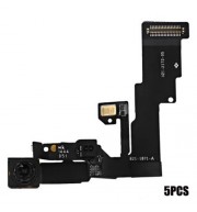 5PCS FRONT FACING CAMERA FLEX CABLE REPLACEMENTS FOR IPHONE 6 (BLACK)