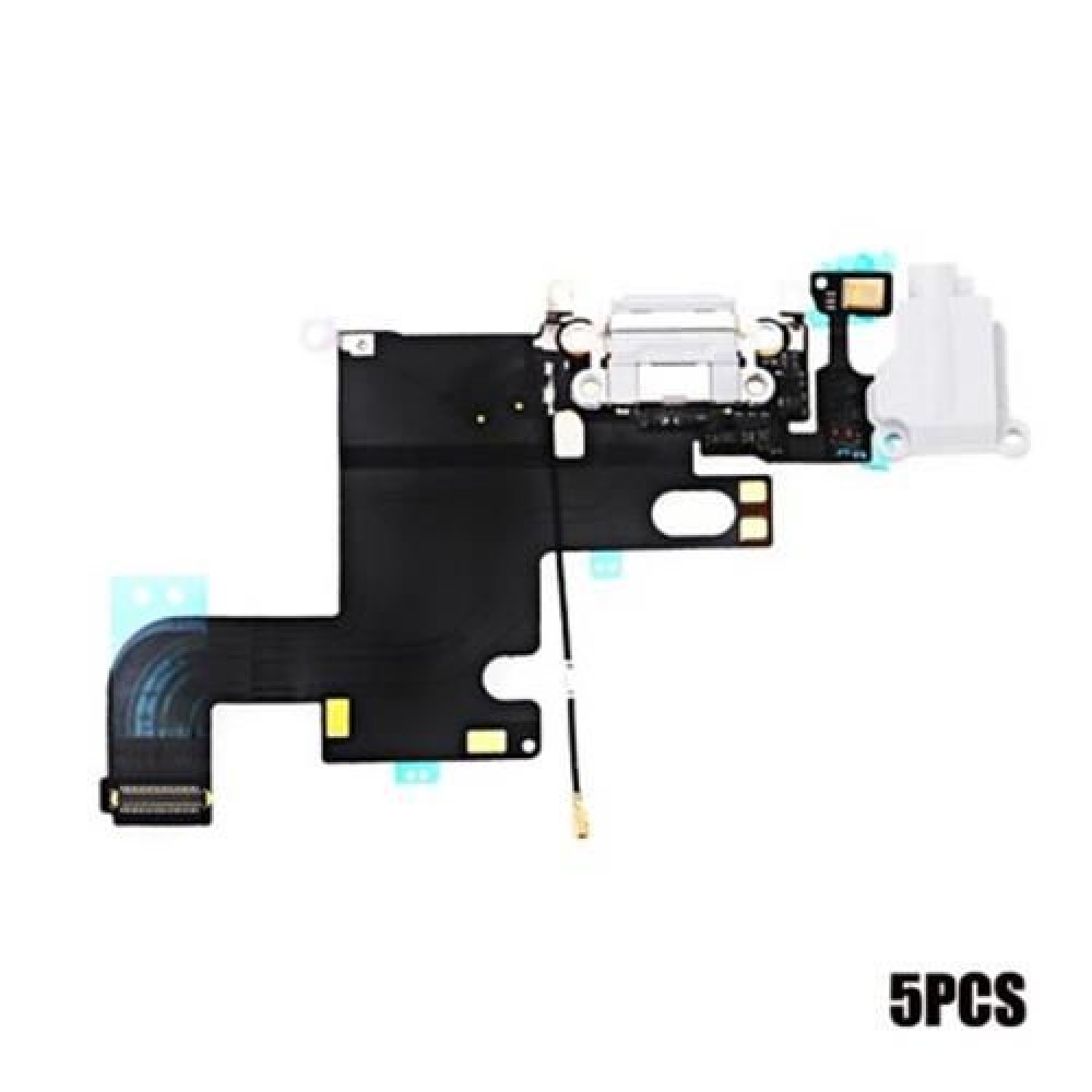 5PCS HEADPHONE AUDIO CHARGING DATA USB PORT FLEX CABLE REPAIR PARTS FOR IPHONE 6 (LIGHT GR 5PCS HEADPHONE AUDIO CHARGING DATA USB PORT FLEX CABLE REPAIR PARTS FOR IPHONE 6 (LIGHT GR