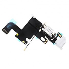 5PCS HEADPHONE AUDIO CHARGING DATA USB PORT FLEX CABLE REPAIR PARTS FOR IPHONE 6 (LIGHT GR