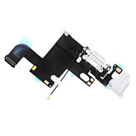 5PCS HEADPHONE AUDIO CHARGING DATA USB PORT FLEX CABLE REPAIR PARTS FOR IPHONE 6 (LIGHT GR