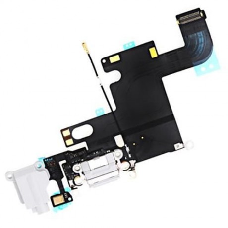 5PCS HEADPHONE AUDIO CHARGING DATA USB PORT FLEX CABLE REPAIR PARTS FOR IPHONE 6 (LIGHT GR