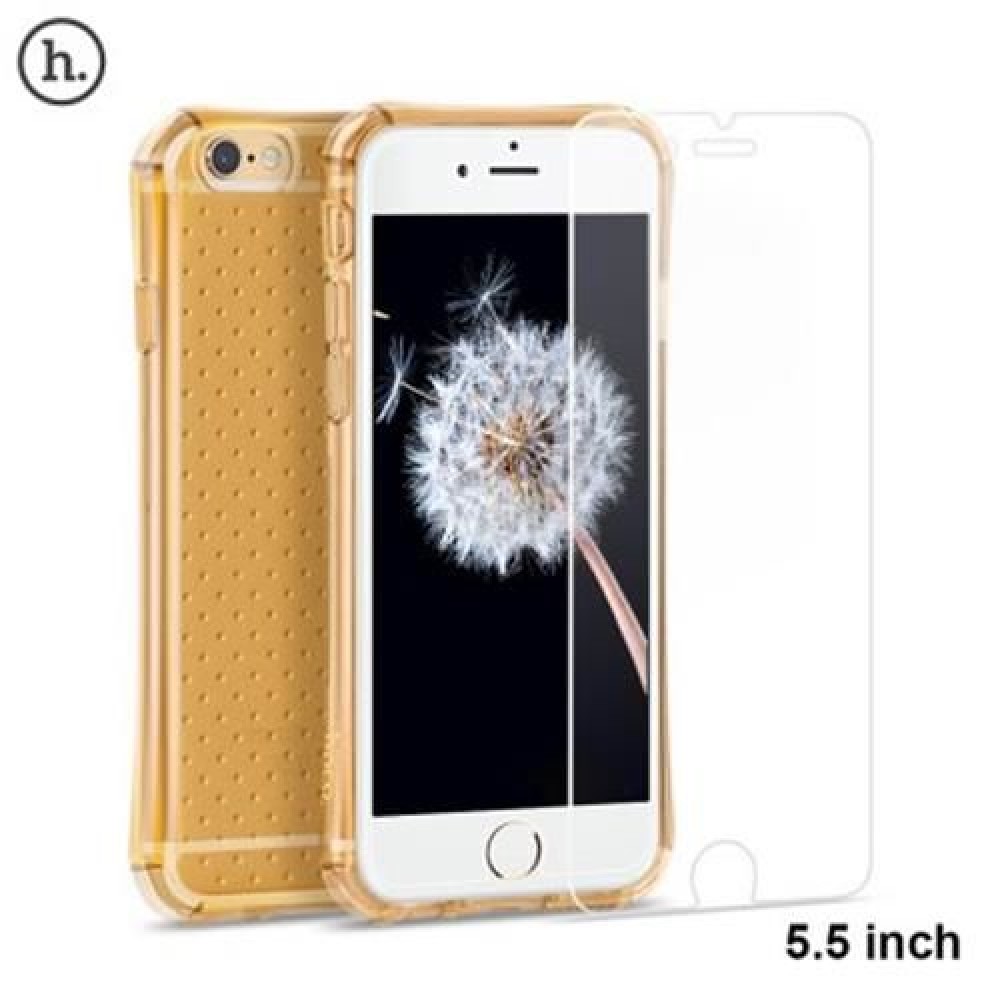 HOCO ARMOR ANTI-EXPLOSION PHONE CASE WITH HIGH DEFINITION SCREEN PROTECTIVE FILM FOR IPHON