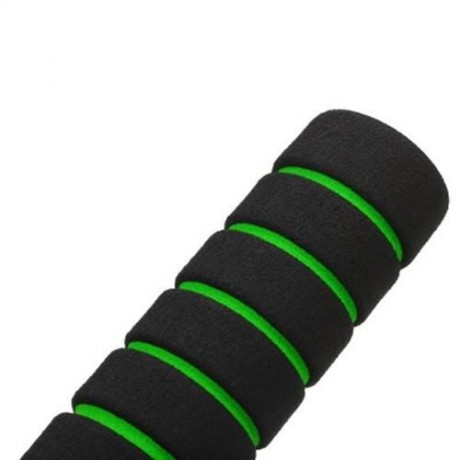 ONE PAIR SOFT SPONGE FOAM HANDLE HANDLEBAR GRIP COVER FOR ROAD MOUNTAIN BIKE (LIGHT GREEN)