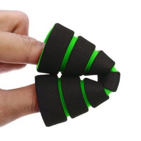 ONE PAIR SOFT SPONGE FOAM HANDLE HANDLEBAR GRIP COVER FOR ROAD MOUNTAIN BIKE (LIGHT GREEN)