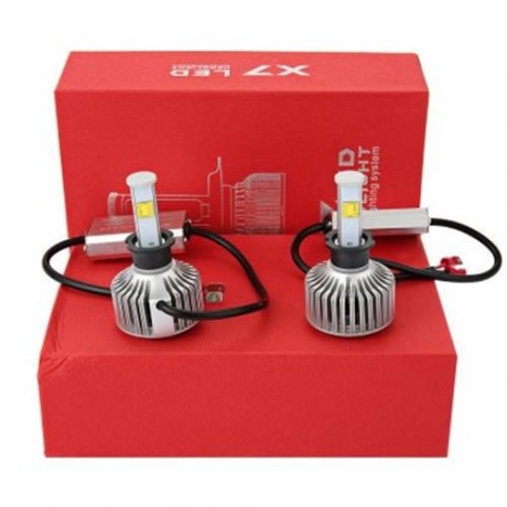 H3 - A 6000K X7 CAR LED HEADLIGHT BULBS ALL-IN-ONE CONVERSION KIT