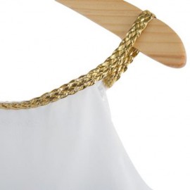 2PCS CHIC SLEEVELESS GIRLS CHIFFON TOP BLOUSE WITH HALF PANTS (WHITE)