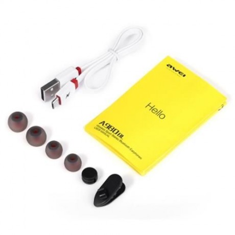 AWEI A980BL BLUETOOTH 4.0 WIRELESS SPORTS EARPHONES WITH HANDSFREE VOLUME CONTROL SONGS TR
