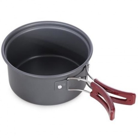 AOTU AL500 OUTDOOR COOKWARE SET ALUMINUM ALLOY MADE (TITANIUM GREY)
