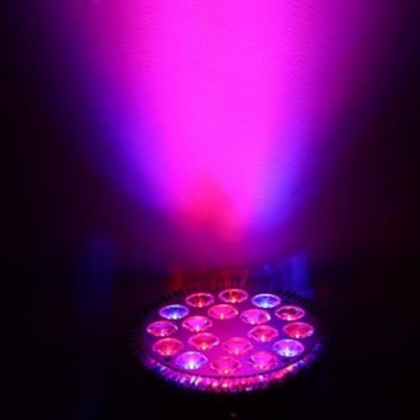 E27 18W 18 LEDS LED GROW LIGHT HYDROPONIC PLANT LAMP (SILVER)
