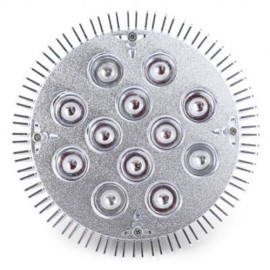 E27 12W 12 LEDS LED GROW LIGHT HYDROPONIC PLANT LAMP (SILVER)