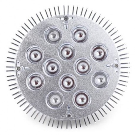 E27 12W 12 LEDS LED GROW LIGHT HYDROPONIC PLANT LAMP (SILVER)