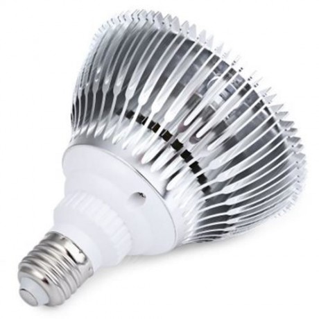 E27 12W 12 LEDS LED GROW LIGHT HYDROPONIC PLANT LAMP (SILVER)