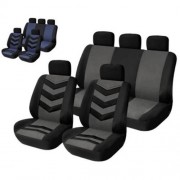 T22552RG 9PCS CAR SEAT COVER SET WATER-RESISTANT ANTI-DUST SANDWICH FABRICS AUTO CUSHION P