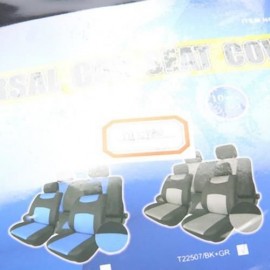 T22507GR 10PCS CAR SEAT COVER SET WATER-RESISTANT ANTI-DUST SANDWICH FABRICS AUTO CUSHION 