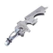 EDCGEAR MULTIFUNCTIONAL STAINLESS STEEL KEY CLIP CORKSCREW CAMPING TOOL OUTDOOR SURVIVAL G