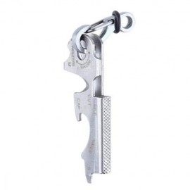 EDCGEAR MULTIFUNCTIONAL STAINLESS STEEL KEY CLIP CORKSCREW CAMPING TOOL OUTDOOR SURVIVAL G