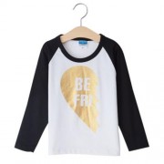 FAMILY PARENT-CHILD LOADED CHILDREN ROUND COLLAR T-SHIRT (COLORMIX)