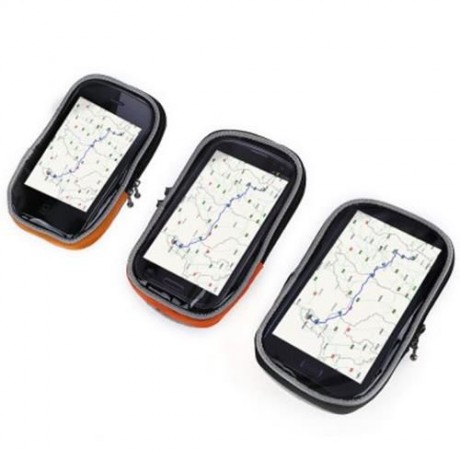 ROSWHEEL QUICK DISASSEMBLING FASTENER DOUBLE ZIPPER TOUCH SCREEN BIKE HANDLEBAR PHONE BAG 