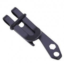 EDCGEAR COMPACT STAINLESS STEEL MONEY CLIP BOTTLE OPENER MULTIFUNCTIONAL TOOL (BLACK)