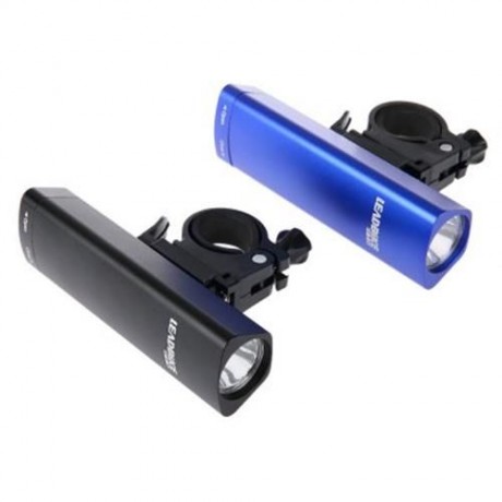 OUTDOOR ALUMINUM ALLOY BICYCLE LED FRONT LIGHT WITH FRAME SET (BLUE)