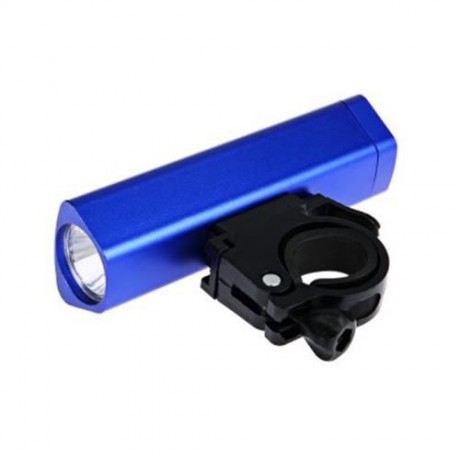 OUTDOOR ALUMINUM ALLOY BICYCLE LED FRONT LIGHT WITH FRAME SET (BLUE)