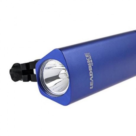 OUTDOOR ALUMINUM ALLOY BICYCLE LED FRONT LIGHT WITH FRAME SET (BLUE)