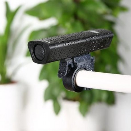 OUTDOOR ALUMINUM ALLOY BICYCLE LED FRONT LIGHT WITH FRAME SET (BLACK)