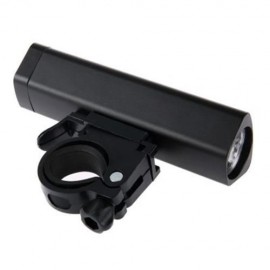 OUTDOOR ALUMINUM ALLOY BICYCLE LED FRONT LIGHT WITH FRAME SET (BLACK)