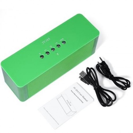 JY - 28A BLUETOOTH WIRELESS COLORFUL LED SPEAKER WITH MICROPHONE (GREEN)