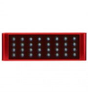 JY - 28A BLUETOOTH WIRELESS COLORFUL LED SPEAKER WITH MICROPHONE (RED)
