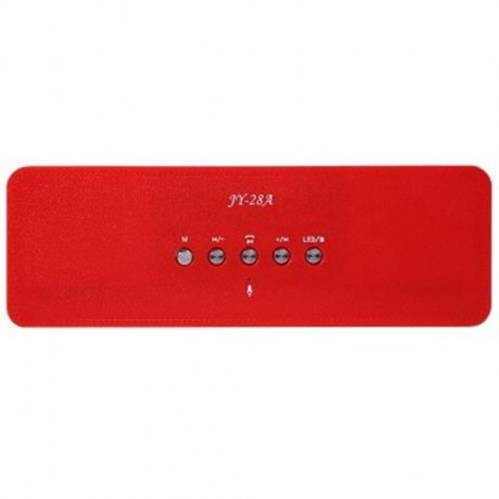 JY - 28A BLUETOOTH WIRELESS COLORFUL LED SPEAKER WITH MICROPHONE (RED)