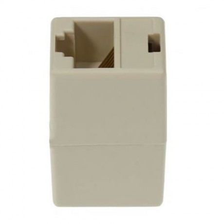 10PCS RJ45 NETWORK CABLE EXTENDER CONNECTOR ADAPTER (YELLOW)