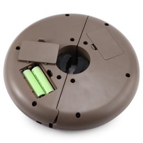 24 LEDS ADJUSTABLE OUTDOOR PATIO UMBRELLA POLE LIGHT (M COFFEE)