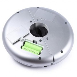 24 LEDS ADJUSTABLE OUTDOOR PATIO UMBRELLA POLE LIGHT (SILVER)