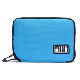 SIMPLE STYLE NYLON WATERPROOF CARRY PROTECTIVE POUCH CASE BAG FOR DATA CABLE U DISK EARPHO